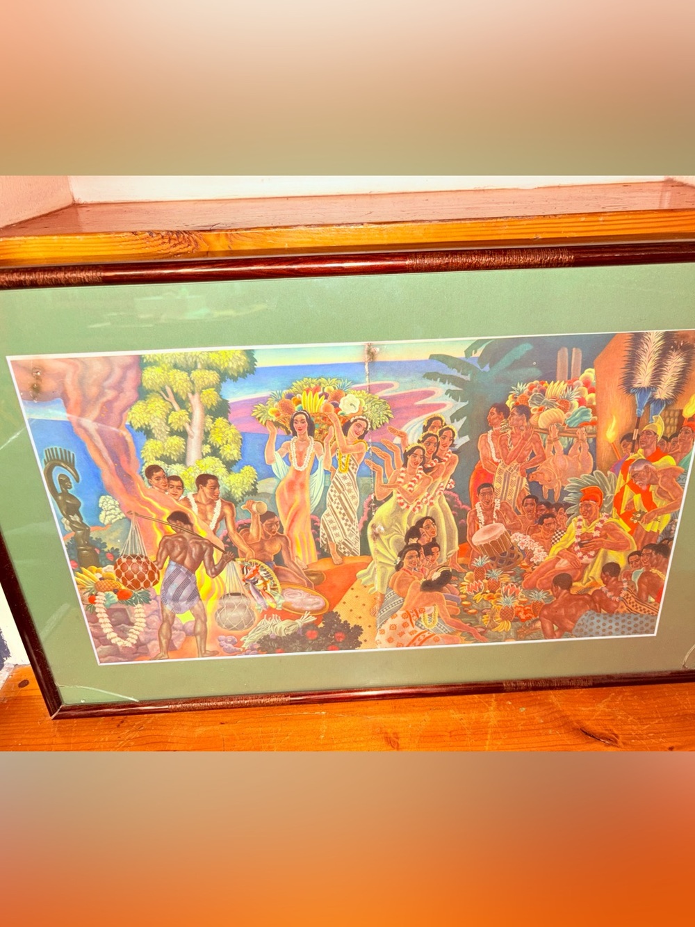 Vintage Eugene Savage Menu Art